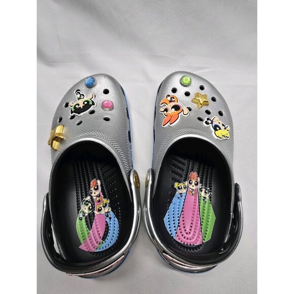KIDS CROCS Powerpuff Girls CLASSIC CLOG Size JR 2 - Picture 10 of 14